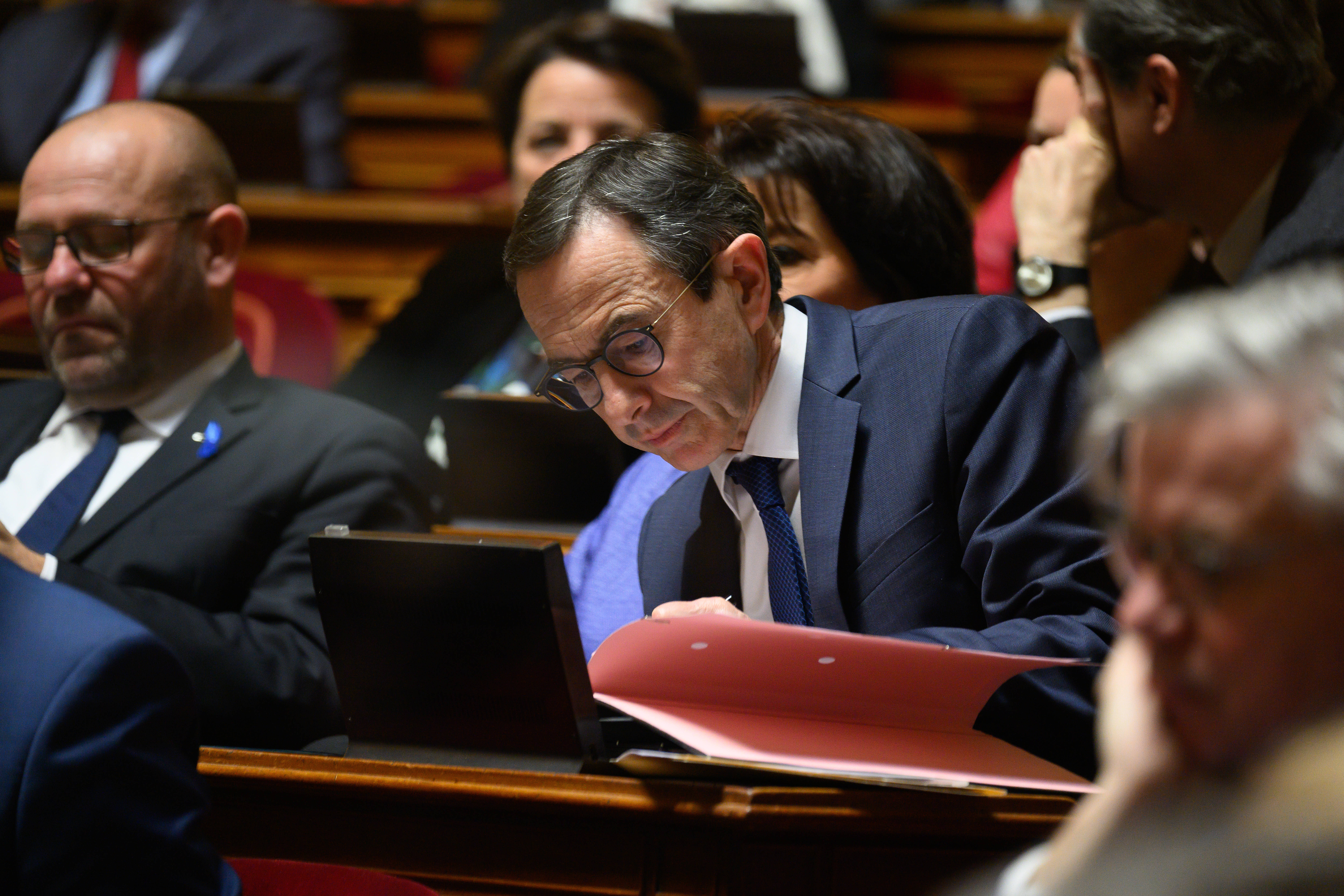 Paris: Weekly session of questions to the government at the french senate