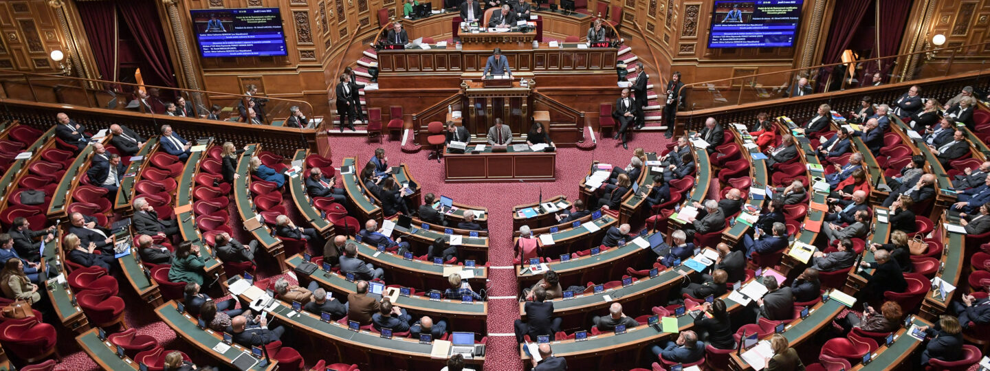 L&rsquo;hémicycle du Sénat