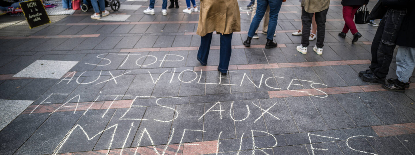 Manifestation contre les violences sur les mineurs, Toulouse
