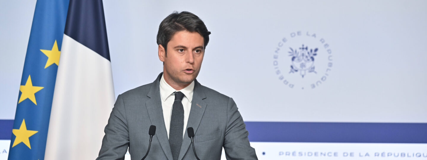 Paris: Gabriel Attal delivers a speech after the defense council