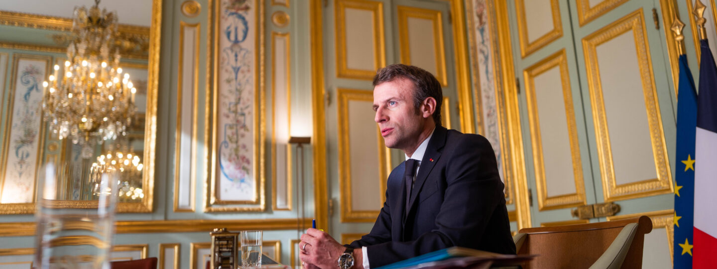 Visioconference ˆ l&rsquo;Elysee