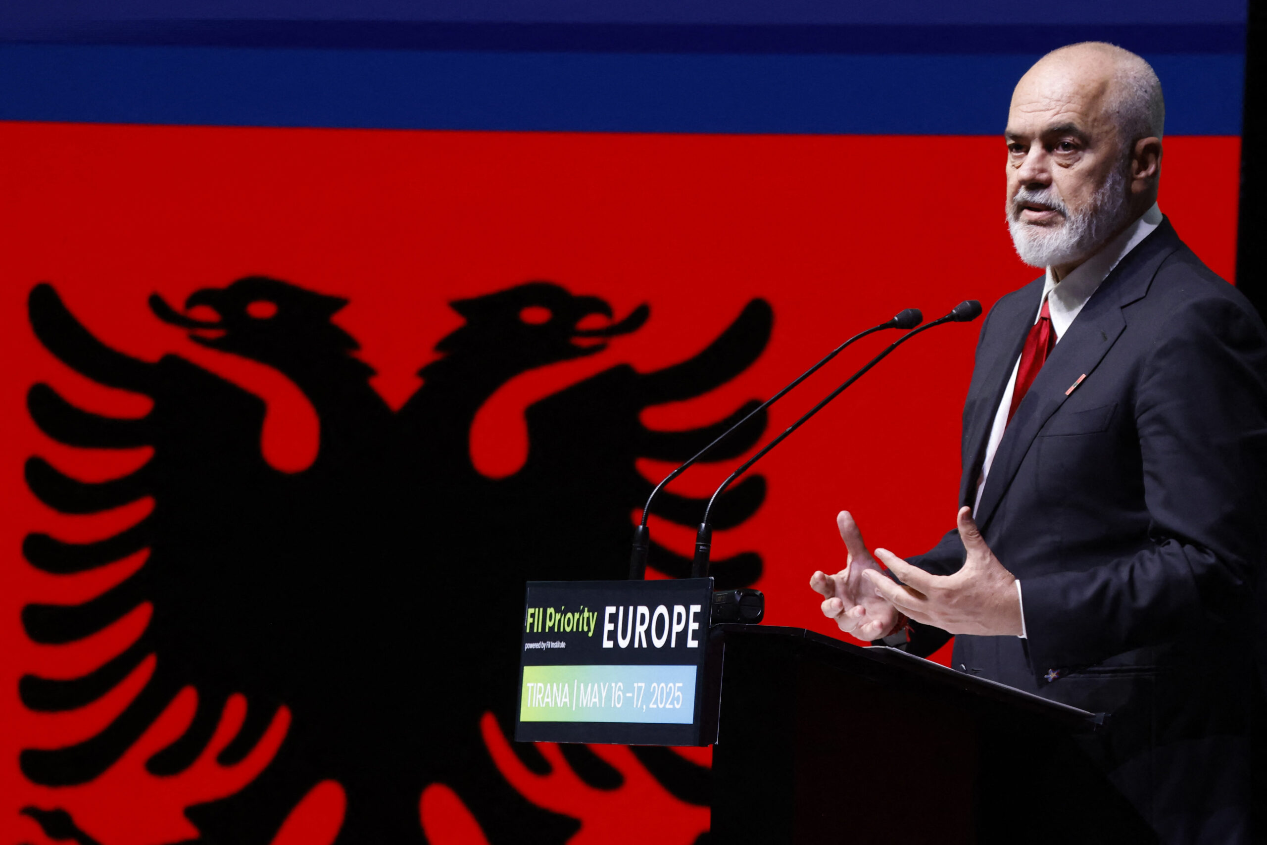 ALBANIA-FRANCE-POLITICS