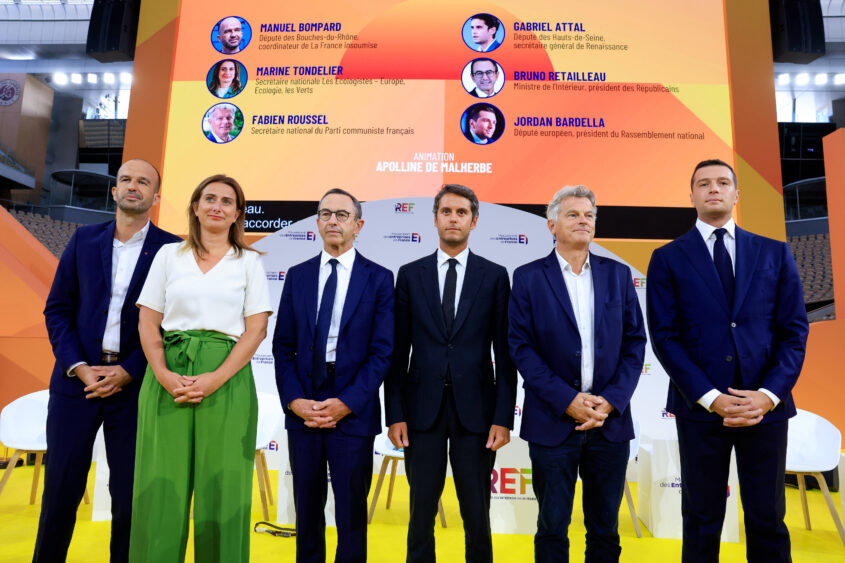 Vote de confiance : réunis par le Medef, les oppositions ont déjà tourné la page Bayrou