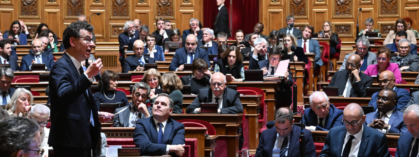 Paris: Weekly session of questions to the government at the Senate