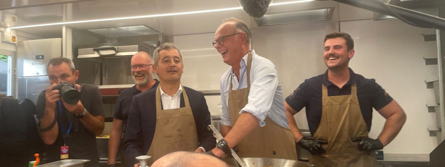 A Tourcoing, Gérald Darmanin et Edouard Philippe gomment leurs différences et affichent leur unité