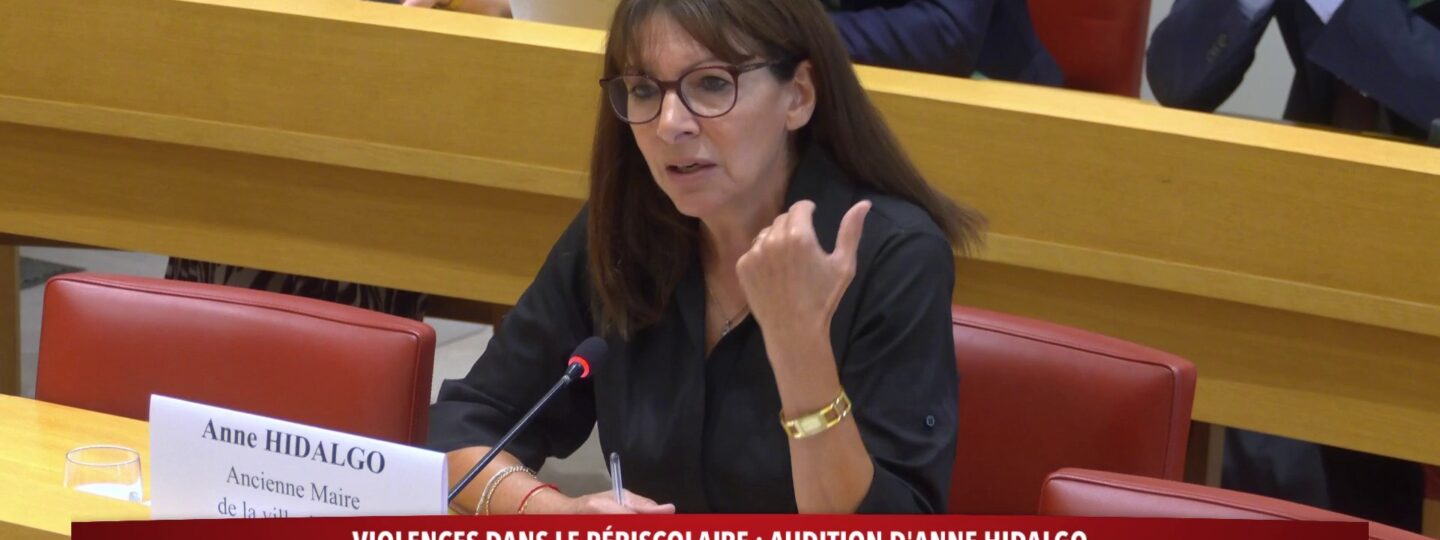 DIRECT - Violences sexuelles dans le périscolaire : Anne Hidalgo évoque «  un échec collectif »