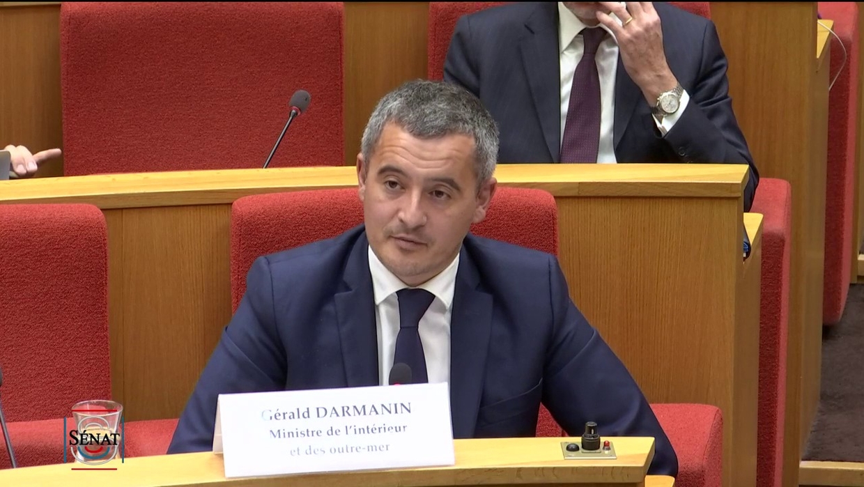 Paris 2024 Gérald Darmanin annonce 30 000 policiers et gendarmes Paris 2024 Gérald Darmanin annonce 30 000 policiers et gendarmes