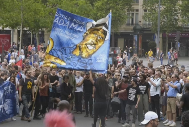 26 mai 2018, manifestation contre la politique du gouvernement à Paris.