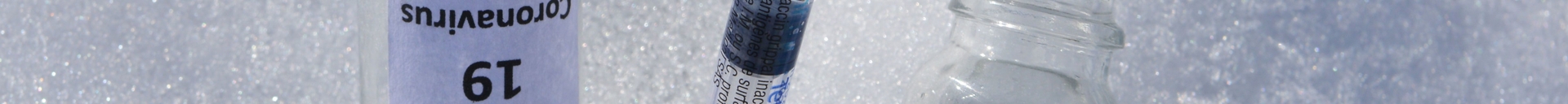 Photo illustration du vaccin et le froid
