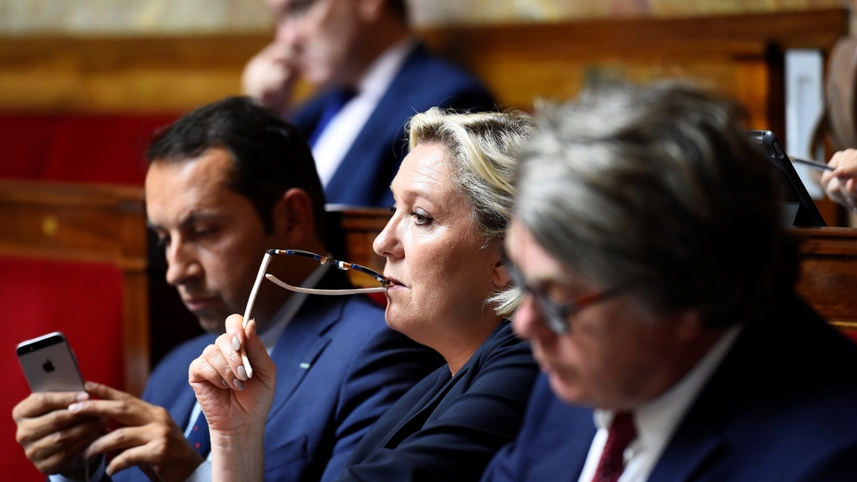 Le Pen Je ne laisserai pas le chaos s installer dans mon Le Pen Je ne laisserai pas le chaos s installer dans mon
