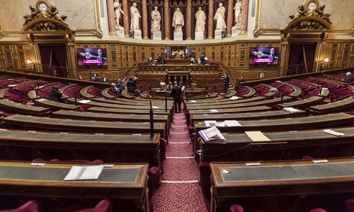 L'hémicycle du Sénat