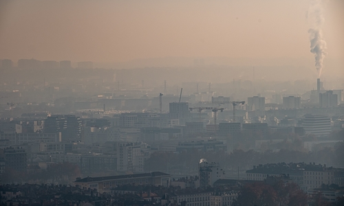 Pollution - fine particulate matter- Lyon