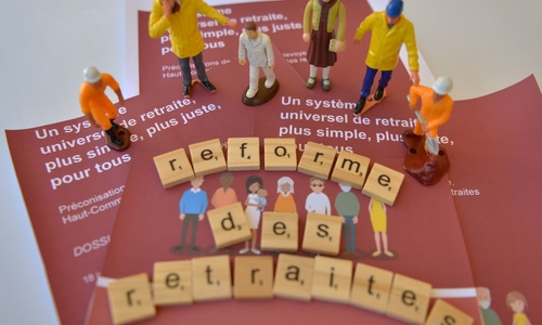 Photo illustration des la nouvelle reforme des retraites en France