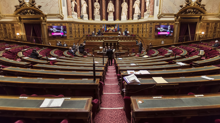 L'hémicycle du Sénat