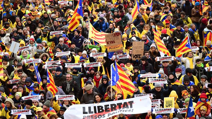 Manifestations Catalogne