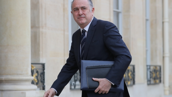 Le ministre de l'agriculture Didier Guillaume lors de son arrivée au conseil des ministres le 15 janvier 2020 à Paris.  