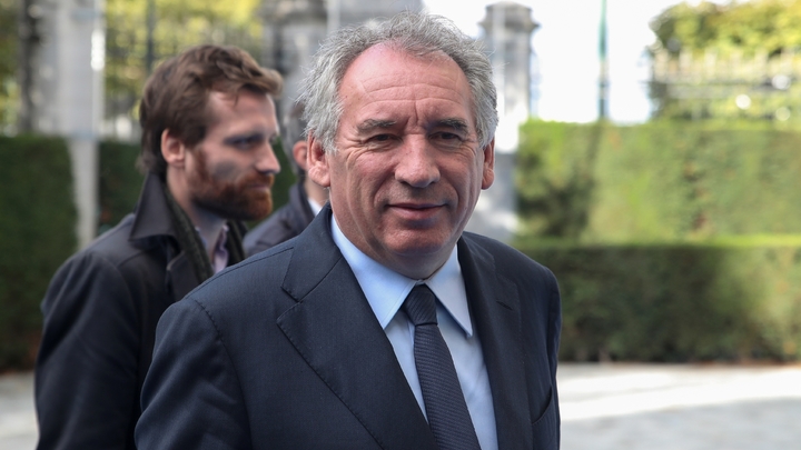Le chef de file du MoDem et maire de Pau, Francois Bayrou, à Bruxelles le 17 octobre 2019