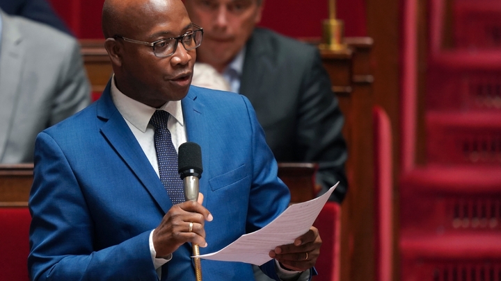 Le député de Guyane Gabriel Serville à l'Assemblée nationale, à Paris le 19 juin 2019