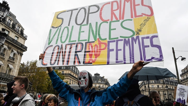 Manifestation contre les féminicides, le 23 novembre 2019 à Paris