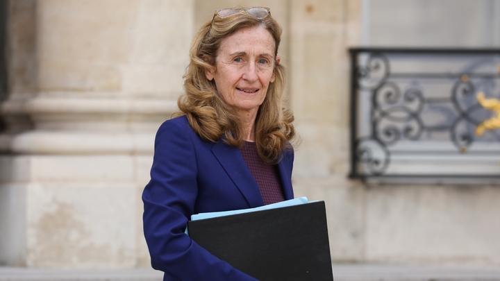 La ministre de la Justice Nicole Belloubet à l'Elysée, le 20 mars 2019 à Paris