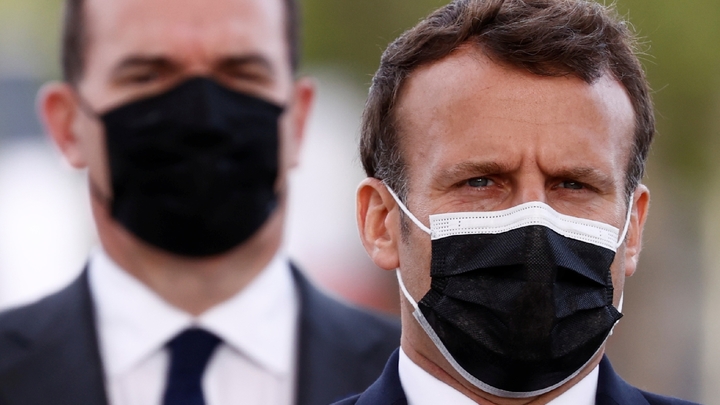 Le président Emmanuel Macron et le Premier ministre Jean Castex le 8 mai 2021 à Paris