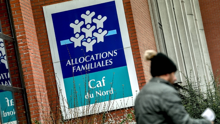 Une agence de la Caisse d'allocations familiales (CAF) à Lille, le 31 janvier 2019