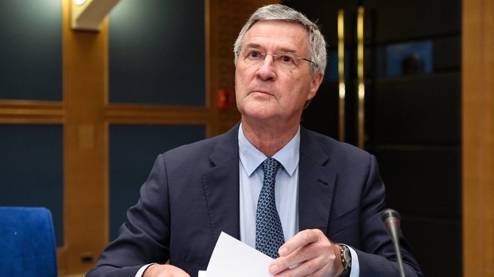 Le directeur de cabinet d'Emmanuel Macron, Patrick Strzoda devant la commission du Sénat enquêtant sur l'affaire Benalla, le 16 janvier 2019 à Paris