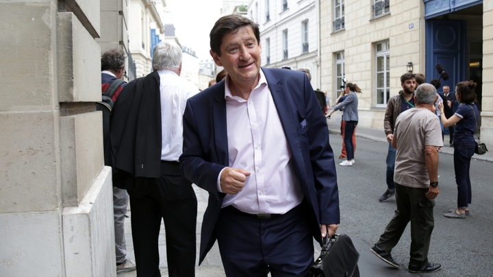 Le sénateur PS du Nord, Patrick Kanner le 24 juin 2017 à Paris 