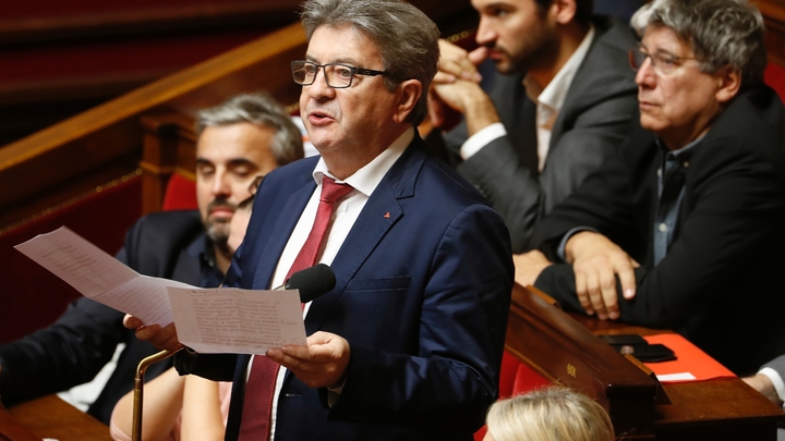 Jean-Luc Mélenchon, le 29 octobre 2019 à l'Assemblée nationale