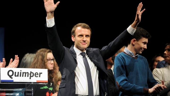 Emmanuel Macron à Quimper le 16 janvier 2017