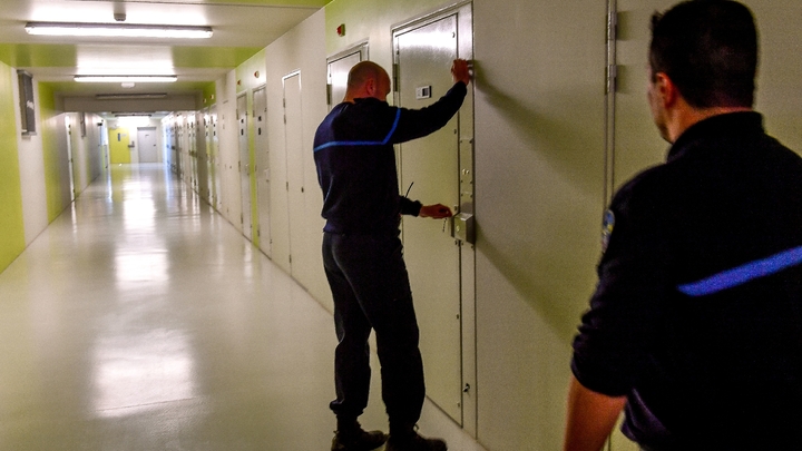 Dans la prison de Vendin-le-Vieil, dans le Nord de la France, en mai 2018