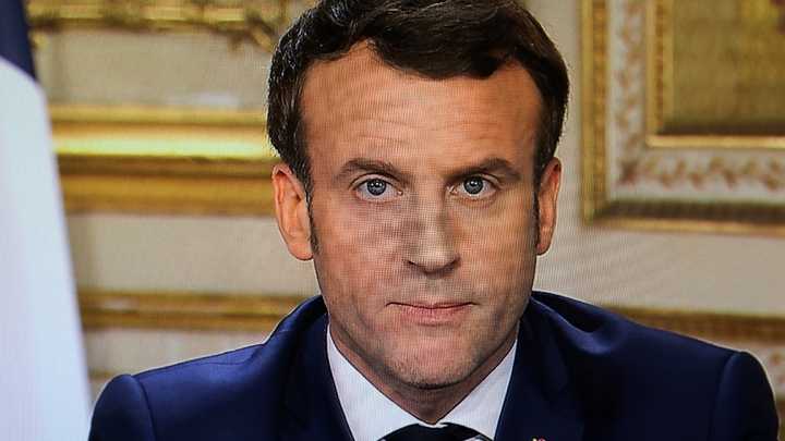 Emmanuel Macron s'exprime depuis l'Elysée sur le coronavirus, le 12 mars 2020