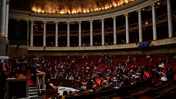 L'Assemblée nationale, le 17 février 2020 à Paris