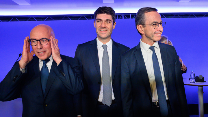 Paris:  Ciotti, Retailleau and Pradier hearing by the national council of LR