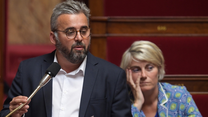 Le député LFI Alexis Corbière s'exprime le 18 juin 2019 à l'Assemblée nationale à Paris 