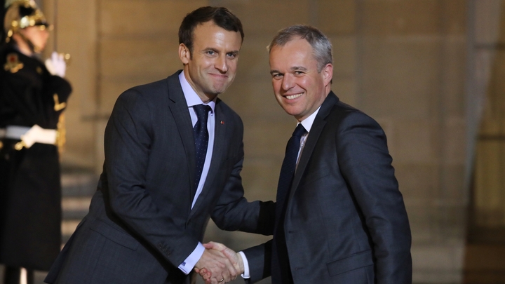 François de Rugy et Emmanuel Macron à l'Elysée, le 20 novembre 2017