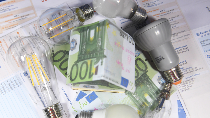 Photo illustration facture d electricite et la consommation d en