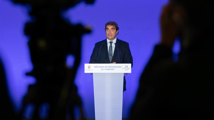 Paris: Press conference of Jacob (LR) to announce the results of the congress