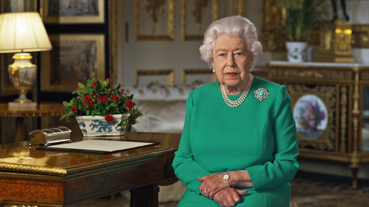 La reine Elisabeth II le 5 avril 2020