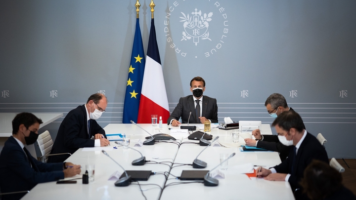 Emmanuel Macron’s meeting about vaccination - Paris