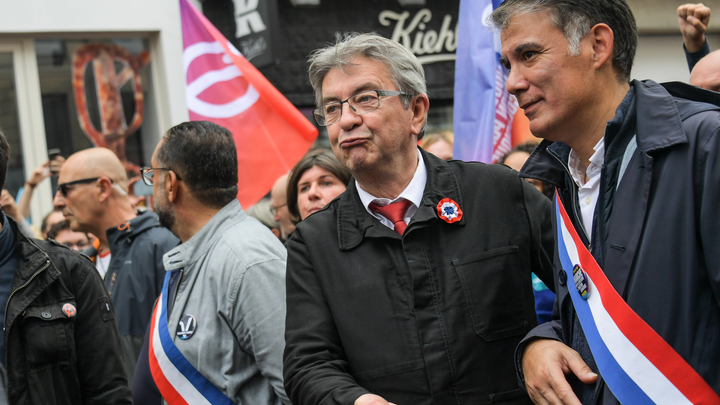 Paris: JL Melenchon Marche NUPES contre la vie chere