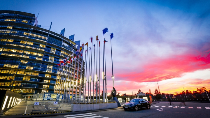 European Parliament In Strasbourg