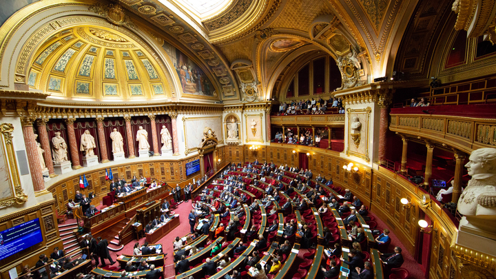 L'hémicycle du Sénat