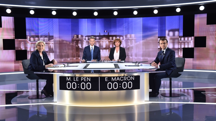 Debat televise du second tour entre Marine Le Pen et Emmanuel Macron