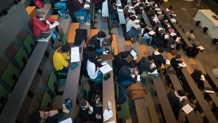 Paris. Sorbonne university , Jussieu campus . 