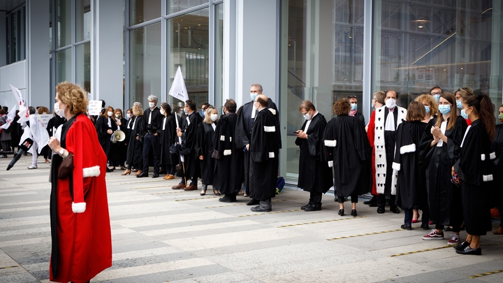 PARIS: Manifestation des magistrats