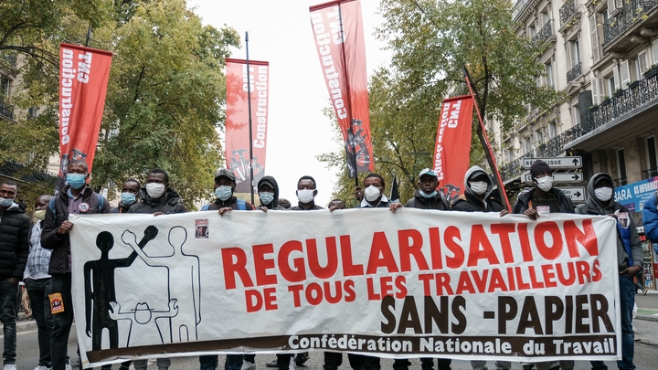 Paris : marche des solidarites