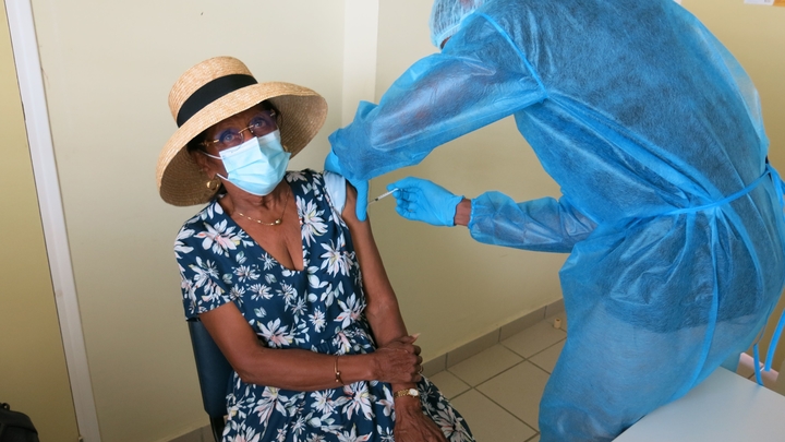 Centre de vaccination Ste Anne Guadeloupe