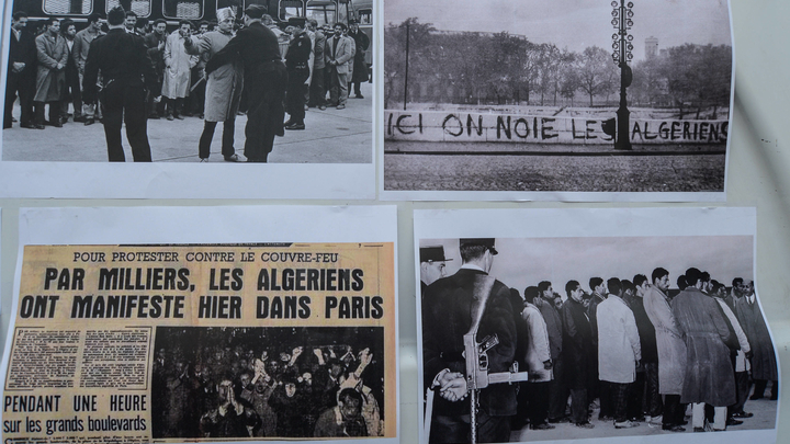 Paris: Marche commemorative 60eme anniversaire 17 octobre 1961