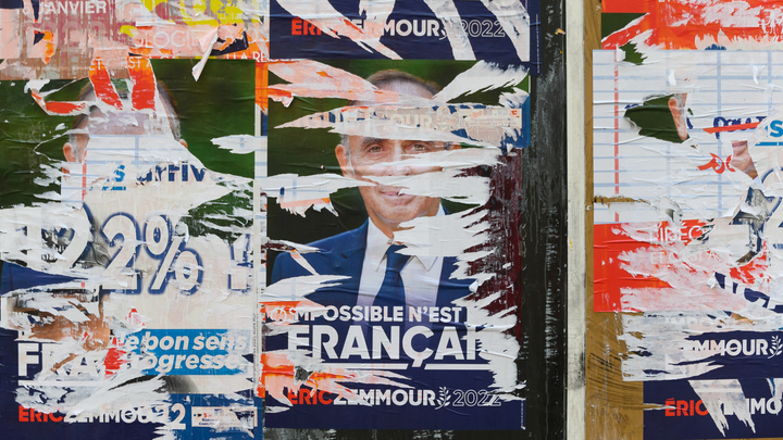 Paris: Affiche Zemmour